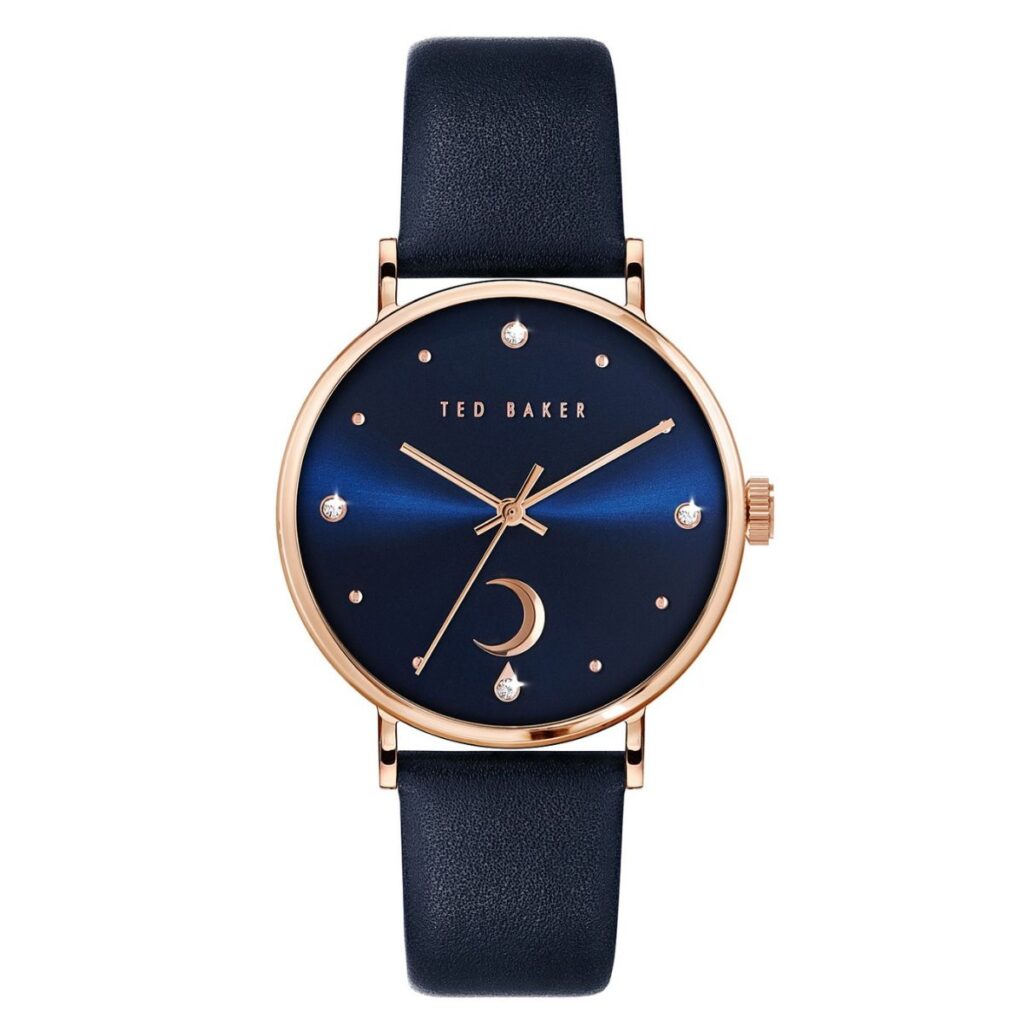 Ted Baker blue dial watch.
